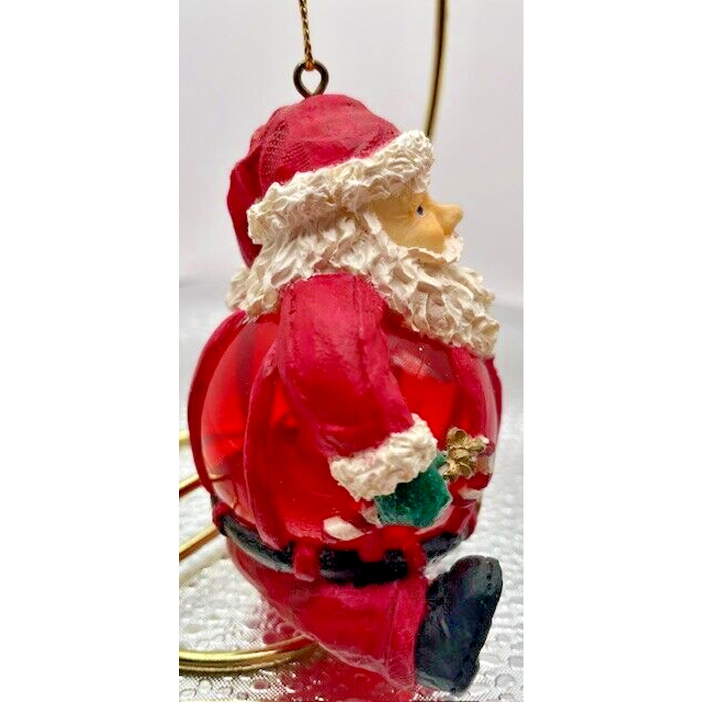 Vintage Santa Claus Glass Body Ornament 2" x 3" - Picture 2 of 7